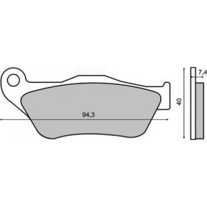 Placute frana (Sinter) Yamaha RX Xmax 125-250  05- 07