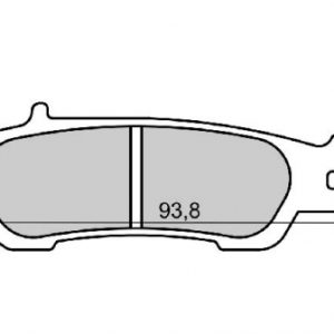 Placute frana (Sinter) Yamaha YZ 250 F 2007-2011