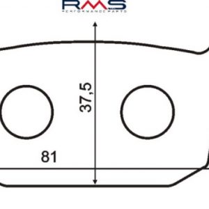 Placute frana Suzuki Burgman 125-200  07   Honda Jazz 250  05  SH 300  02