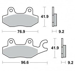 Placute frana TRW Lucas MCB663