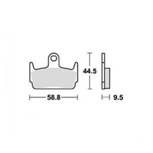 Placute frana TRW Lucas MCB686