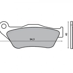 Placute frana Yamaha RX Xmax 125-250  05- 07