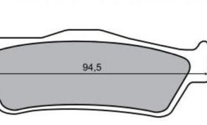 Placute frana fata MBK Skyliner 125 8