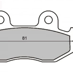 Placute frana sinter Honda SH 150 fata