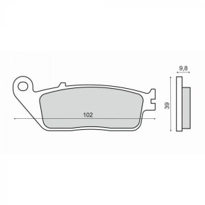 Placute frana sinter Yamaha Honda Triumph