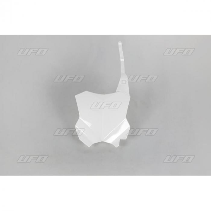 Plastic numar fata Kawasaki KXF450 16-18 KXF250 17-18,alb, UFO – ofertă, preț și specificații