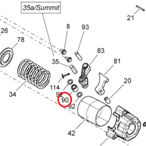 Rola senila Ski Doo Summit