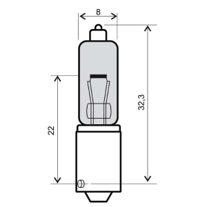 Set 10 becuri semnalizare 12V-21W