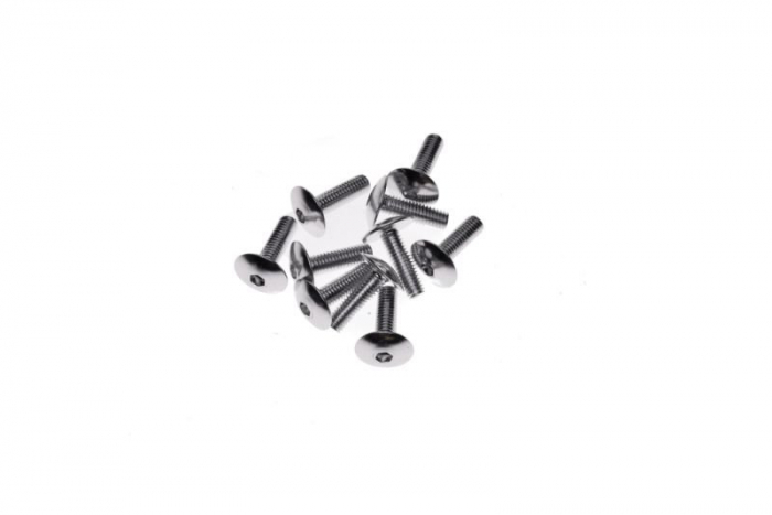 Set 10 suruburi aluminiu 6x20