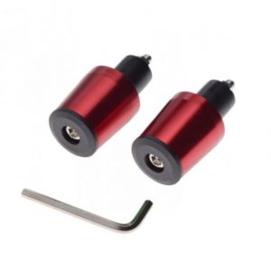 Set 2 capeti ghidon conici, pentru motociclete, culoare rosu, diametru guma 17.7mm, WMX – ofertă, preț și specificații
