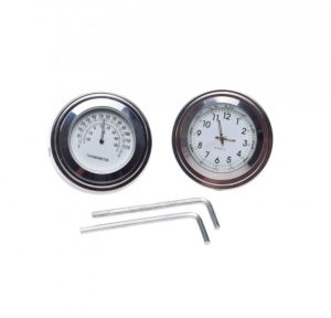 Set 2 ceasuri pentru temperatura si ore, culoare cromat, d.44mm, WMX