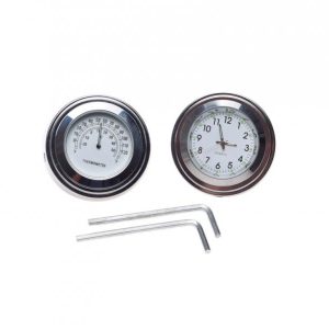 Set 2 ceasuri pentru temperatura si ore, culoare cromat, d.44mm, WMX – ofertă, preț și specificații