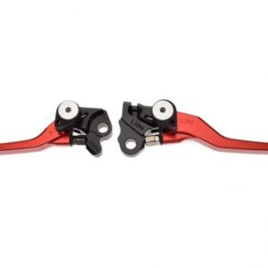 Set 2 manete frana si ambreiaj reglabile cross Honda CR125R CR250R 04-07 CRF250R,450R 04-06 CRF450X 05-17, culoare rosu, WMX – ofertă, preț și specificații