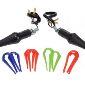 Set 2 semnalizari cu LED si ornamente diferite culori