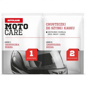 Set 2 servetele, umed si uscat pentru intretinere vizor casca, WMX – ofertă, preț și specificații
