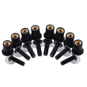 Set 8 suruburi prindere parbriz moto