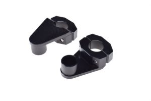 Set inaltatoare ghidon 22.2mm (risere), culoare negru, inaltime 60 mm, WMX