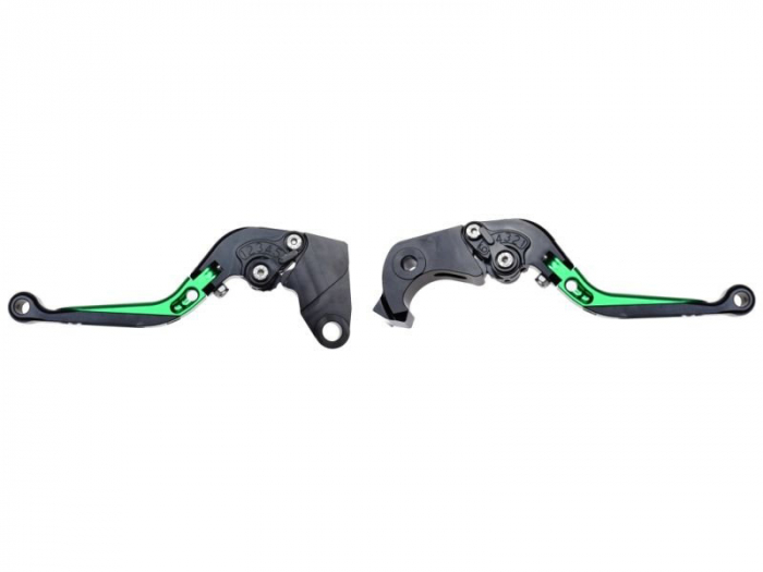Set manete frana si ambreiaj reglabile Kawasaki ZX6R 07-16 ZX10R 06-15 Z1000SX 11-16 Z1000 07-16
