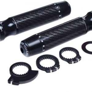 Set mansoane moto 656, culoare carbon, cu capat, Leoshi – ofertă, preț și specificații