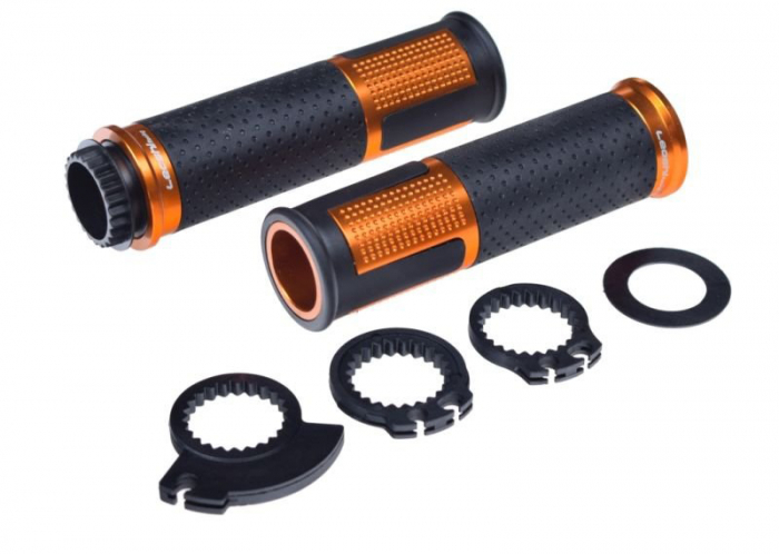 Set mansoane moto cauciuc metal 654