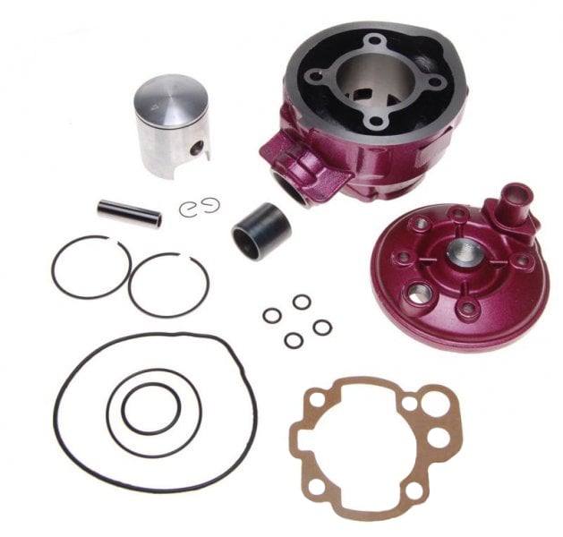 Set motor si chiuloasa Minarelli AM6-90cc