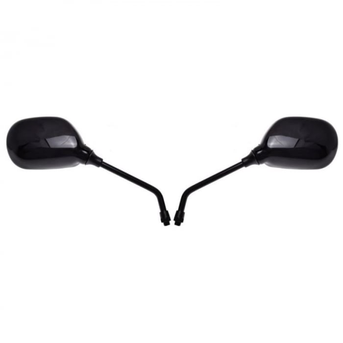 Set oglinzi moto atv, culoare negru, forma ovala, filet M8, MP101-L, WMX – ofertă, preț și specificații