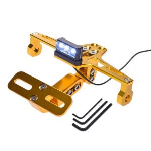 Suport numar si lampa moto atv