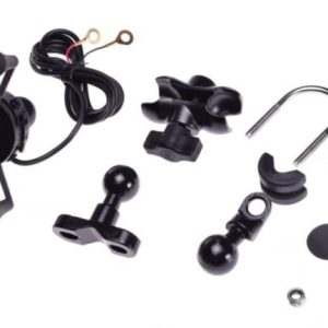 Suport telefon + priza USB + suport oglinda