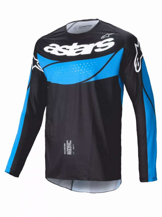 Tricou atv cross Alpinestars Techstar Dreem, culoare negru albastru, marime M, Alpinestars – ofertă, preț și specificații