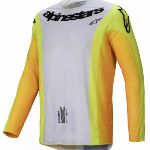 Tricou atv cross Alpinestars Techstar Melt, culoare alb galben negru, marime XL, Alpinestars – ofertă, preț și specificații