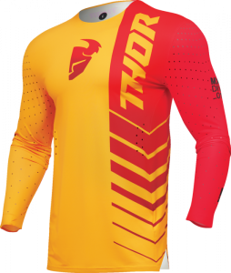 Tricou atv cross Thor Prime Analog, culoare galben rosu, marime XL, Thor