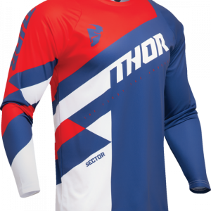 Tricou atv cross Thor Sector Checker, culoare bleumarin rosu, marime 3XL, Thor – ofertă, preț și specificații
