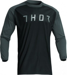 Tricou atv cross Thor Terrain, culoare negru gri, marime M, Thor