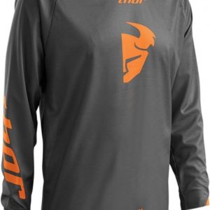 Tricou motocross Thor Phase Off Road culoare gri portocaliu marime L