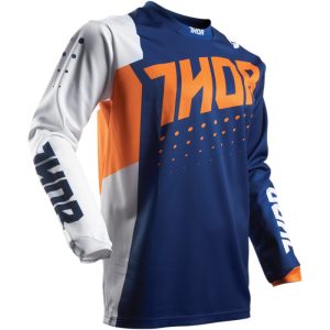 Tricou motocross Thor S7 Plus AKV portocaliu albastru