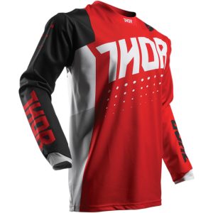 Tricou motocross Thor  S7 Plus AKV rosu negru