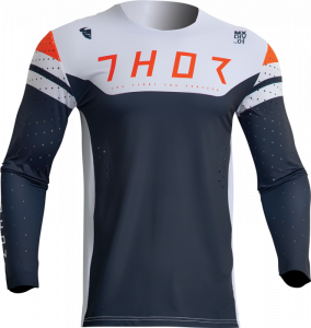 Tricou motocross enduro Thor Prime Rival, culoare bleumarin alb, marime M, Thor