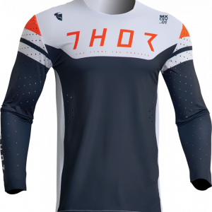 Tricou motocross enduro Thor Prime Rival, culoare bleumarin alb, marime M, Thor – ofertă, preț și specificații