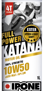Ulei moto 4T Ipone Full Power Katana 10W50 100% Sintetic ESTER - JASO MA2 - API SM